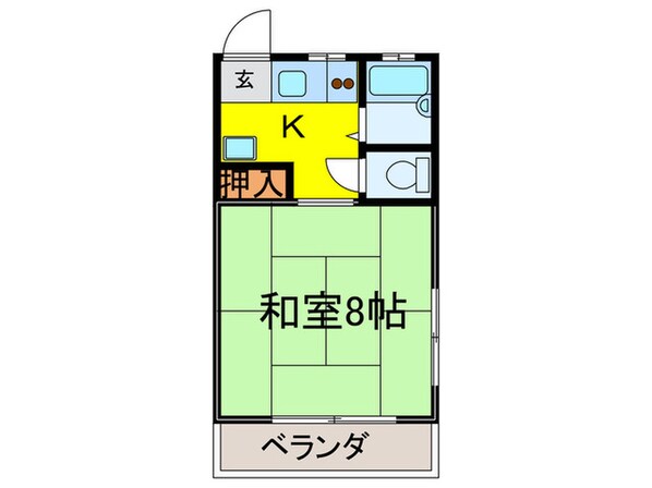 ハイツ．ＳＡＷＡＢＥの物件間取画像